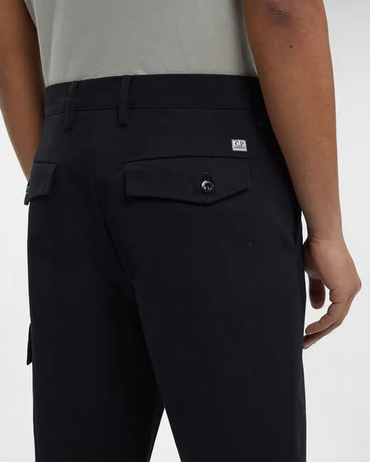 2/2 Twill Loose Utility Pants - Black