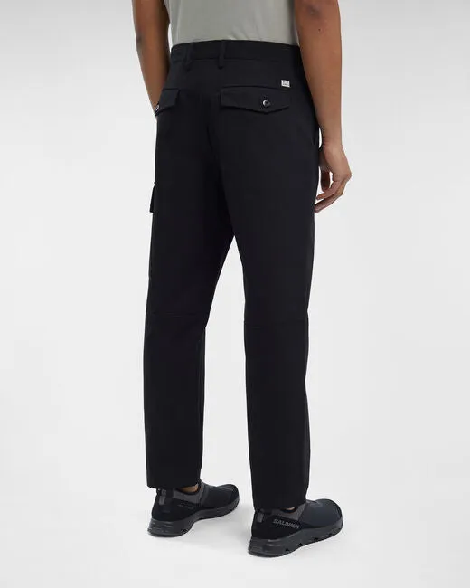 2/2 Twill Loose Utility Pants - Black