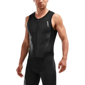 2XU Men's Compression Tri Singlet - Black