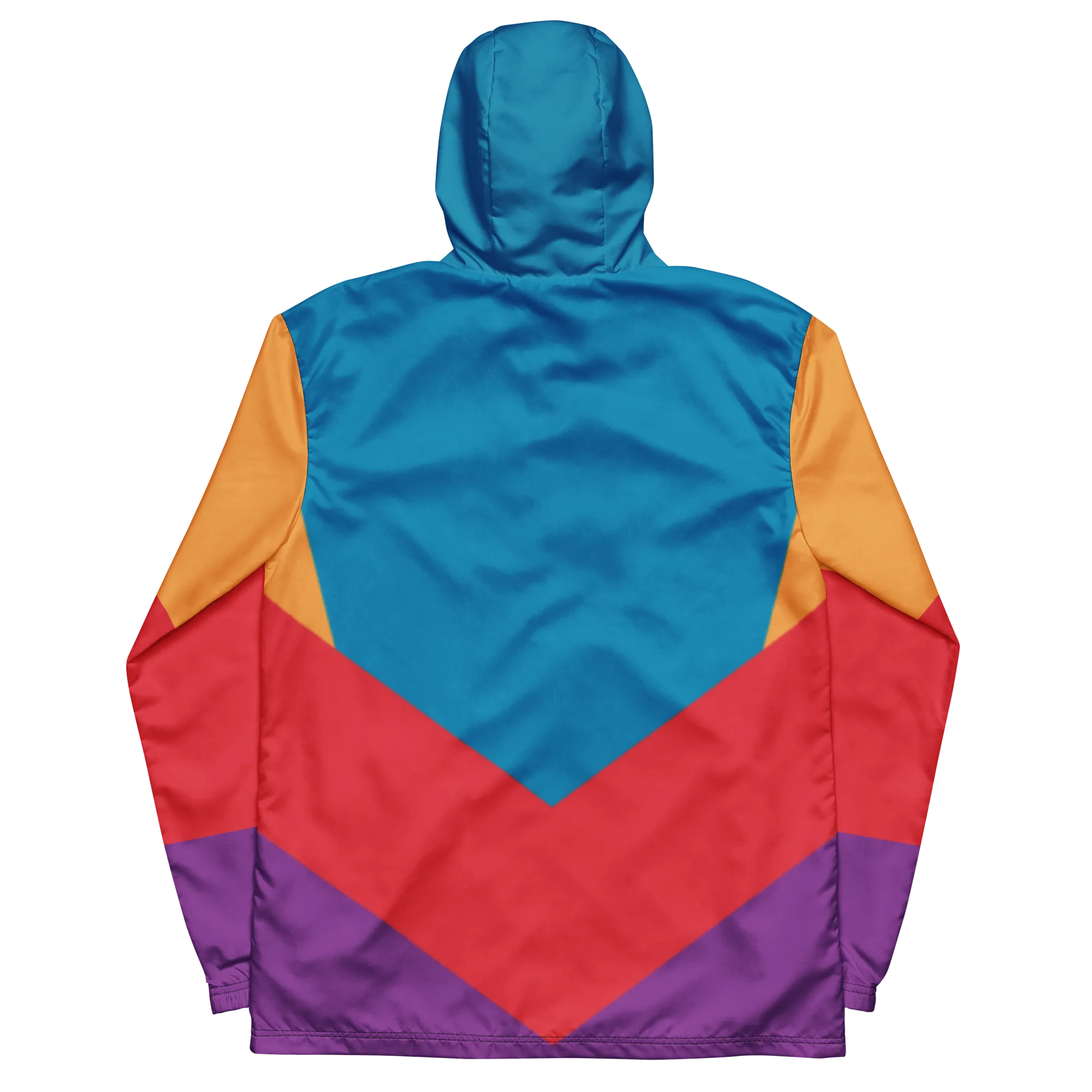 90's Geometric Windbreaker