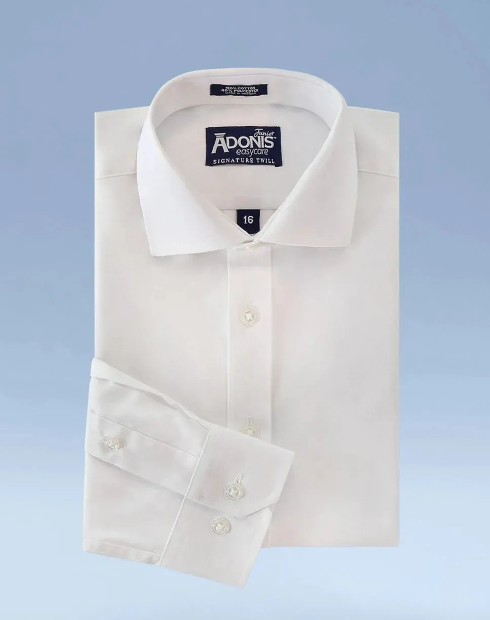 Adonis Signature Twill Easy Care Boys Dress Shirt - Long Sleeve