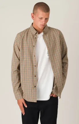 Afends Mens Peaks - Long Sleeve Shirt