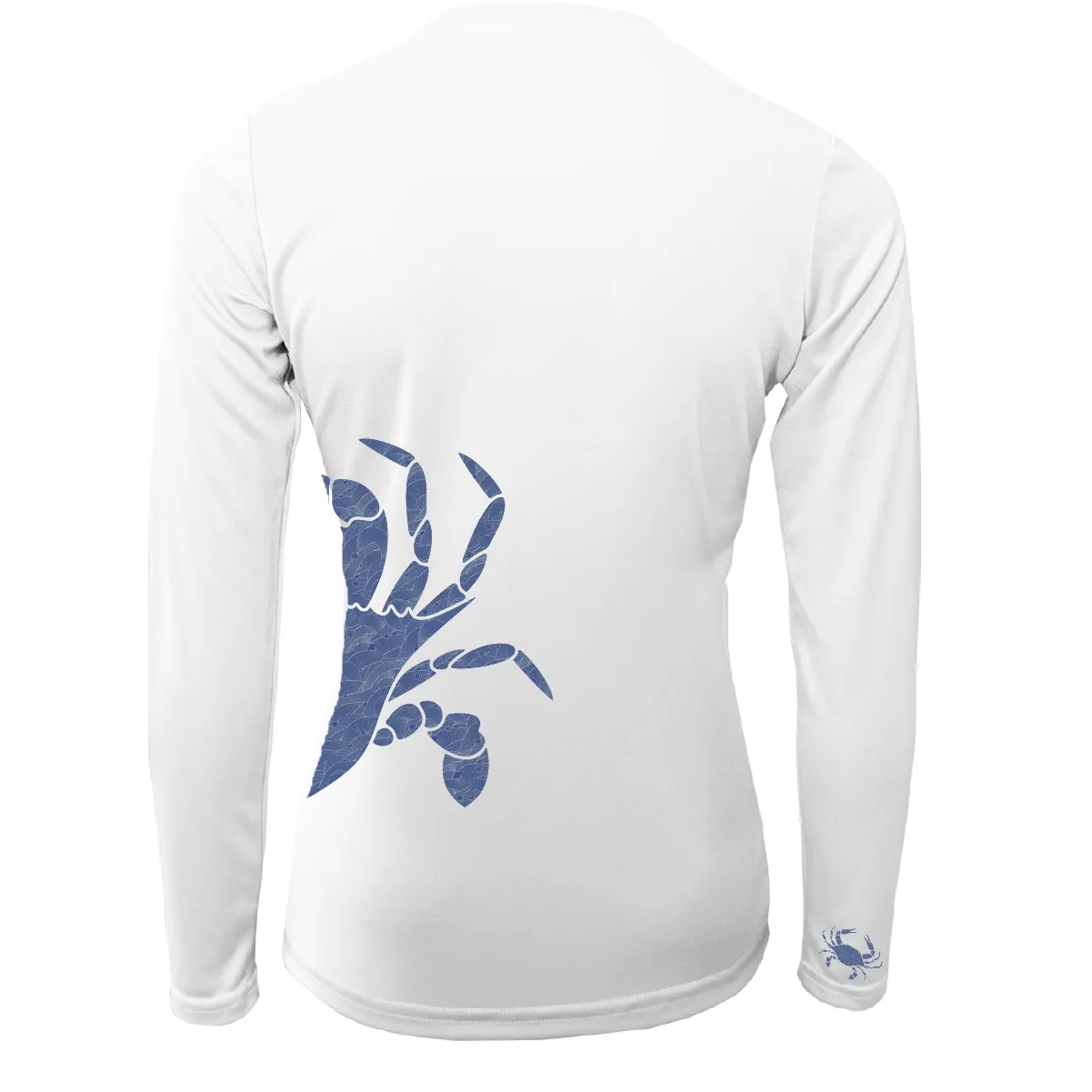 Blue Crab Wrap Women's Long Sleeve UPF 50  Dry-Fit Shirt