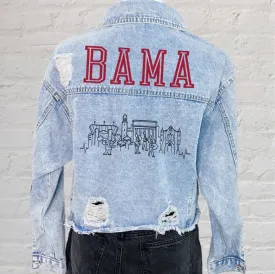 Campus Skyline Denim Jacket