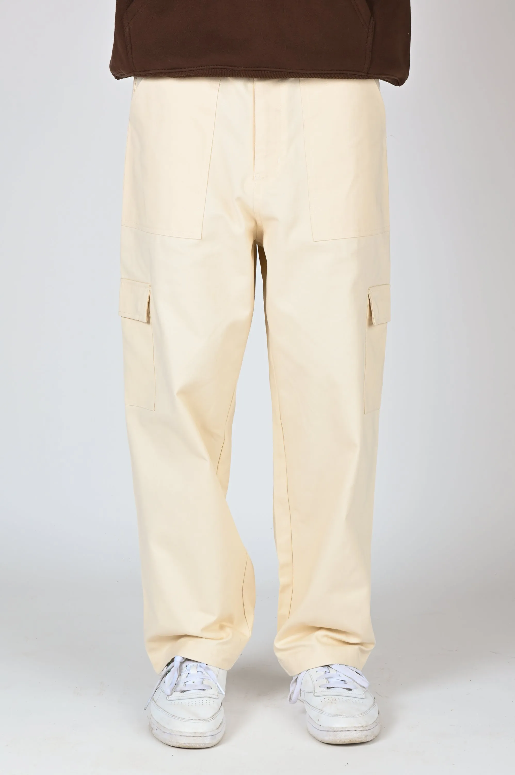 Candice 'Harmony' Cargo Pants in Bone