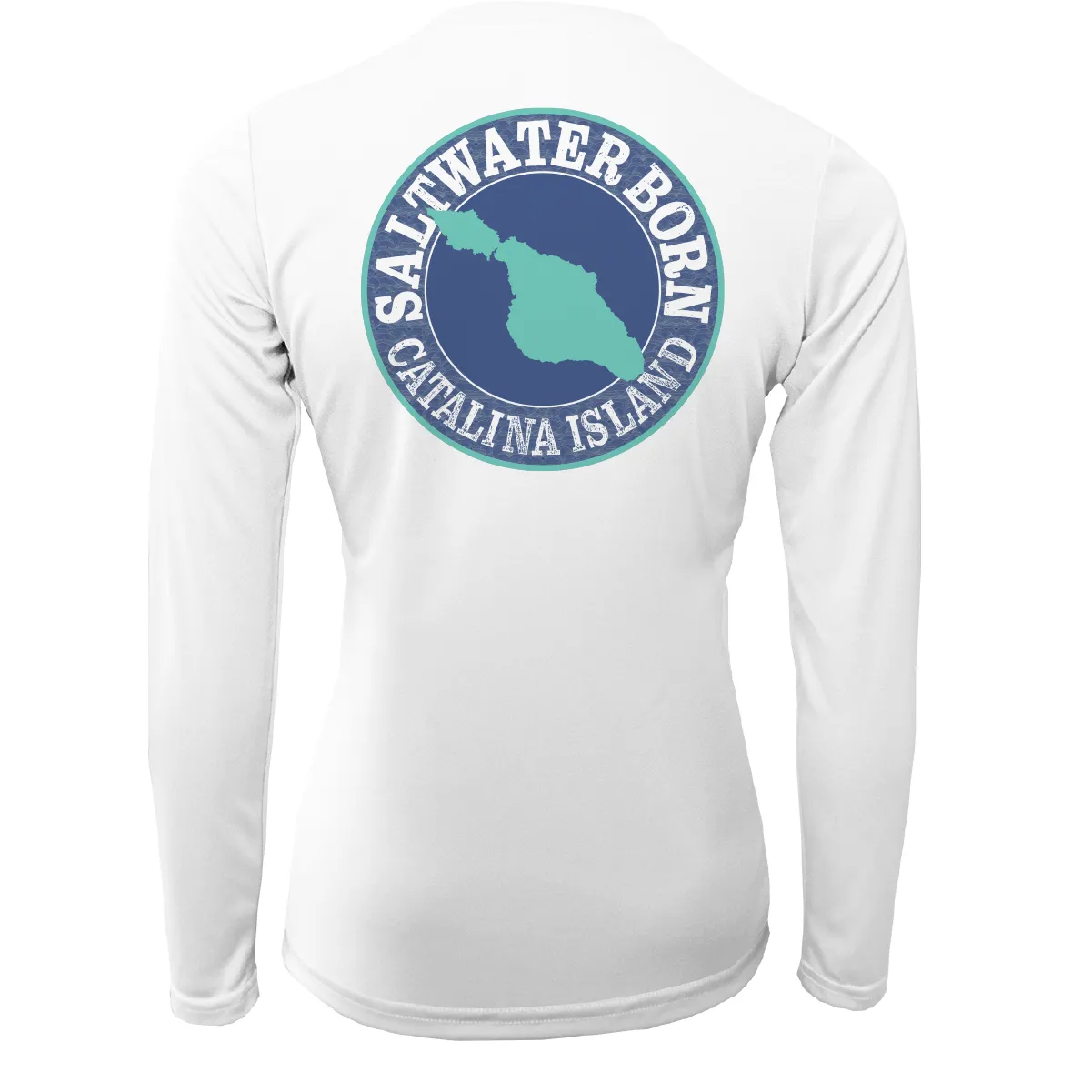 Catalina Island "Saltwater Heals Everything" Long Sleeve UPF 50  Dry-Fit Shirt