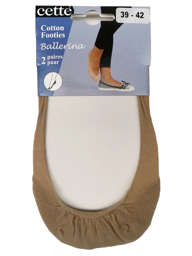 Cette Ballerina Footies (Twin Pack)