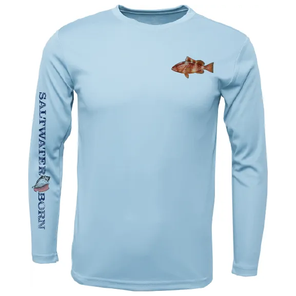 Clean Grouper Long Sleeve UPF 50  Dry-Fit Shirt