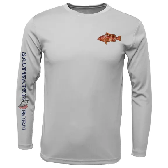 Clean Grouper Long Sleeve UPF 50  Dry-Fit Shirt