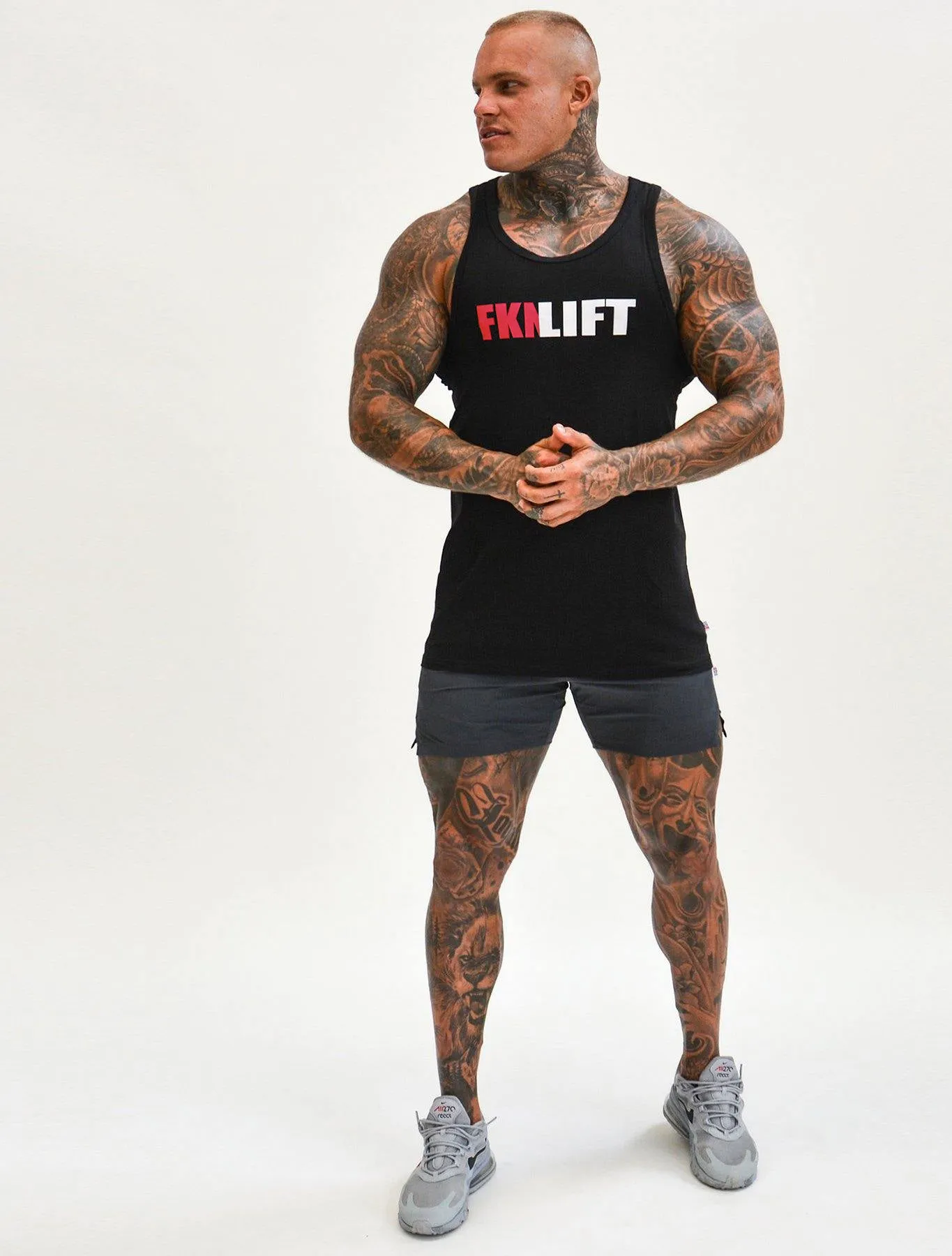 Conquer | Men's FKNLIFT Gym Singlet | Black