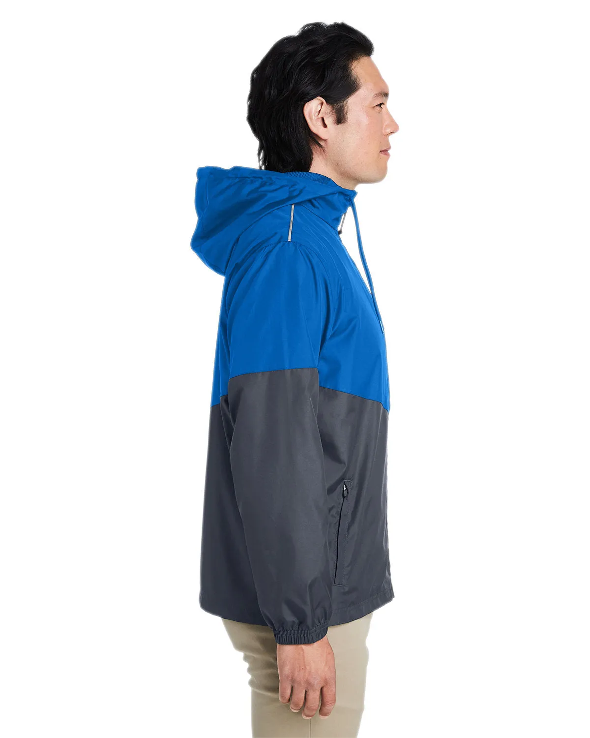 CORE365 Unisex Techno Lite Colorblock Windbreaker