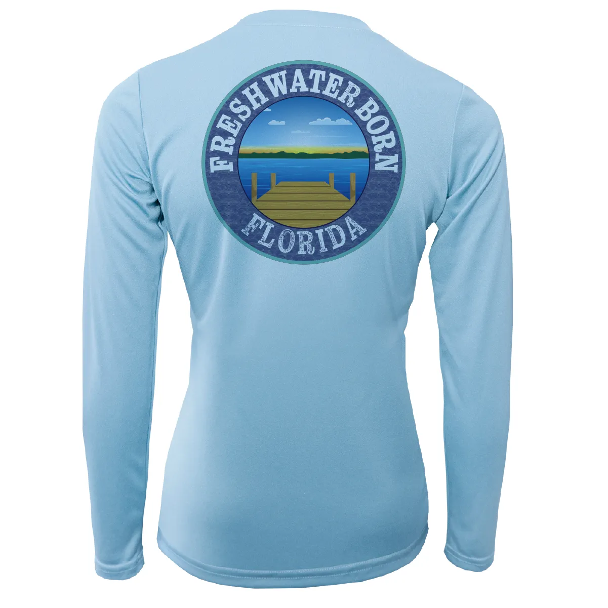 Florida "Freshwater Heals Everything" Women's Long Sleeve UPF 50  Dry-Fit Shirt