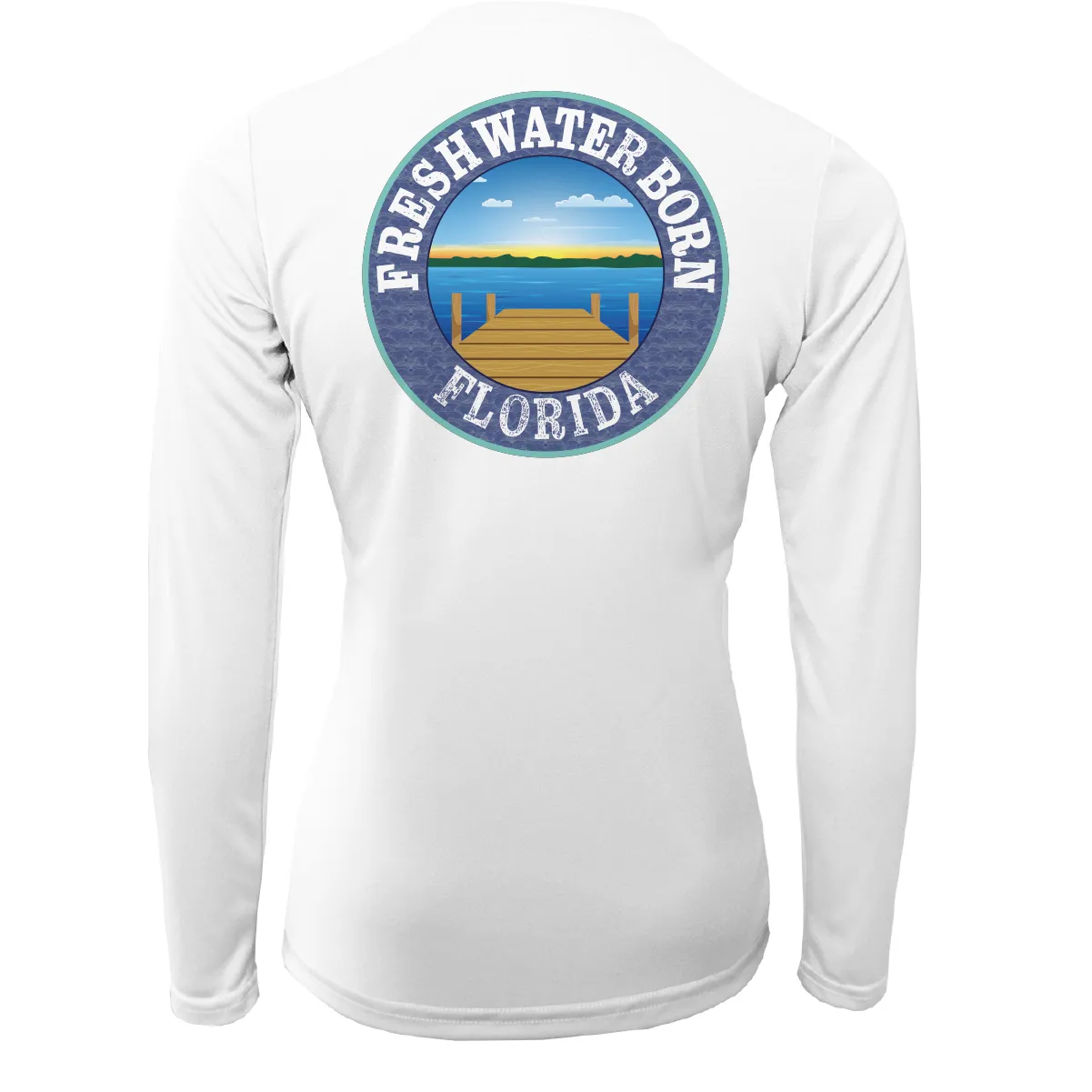 Florida "Freshwater Heals Everything" Women's Long Sleeve UPF 50  Dry-Fit Shirt