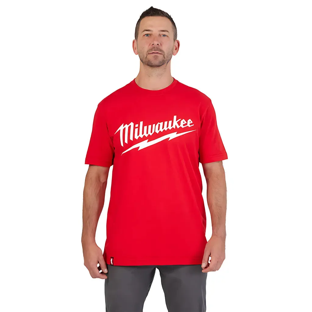 Heavy Duty T-Shirt - Short Sleeve Logo Red 3X