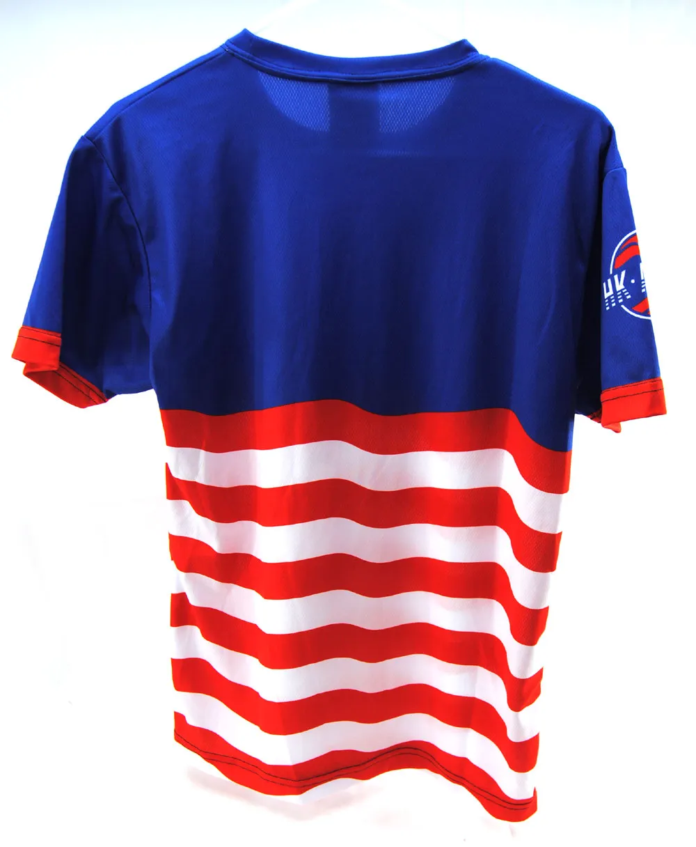 HK Army Dryfit Wavy T-Shirt - Fourth of July