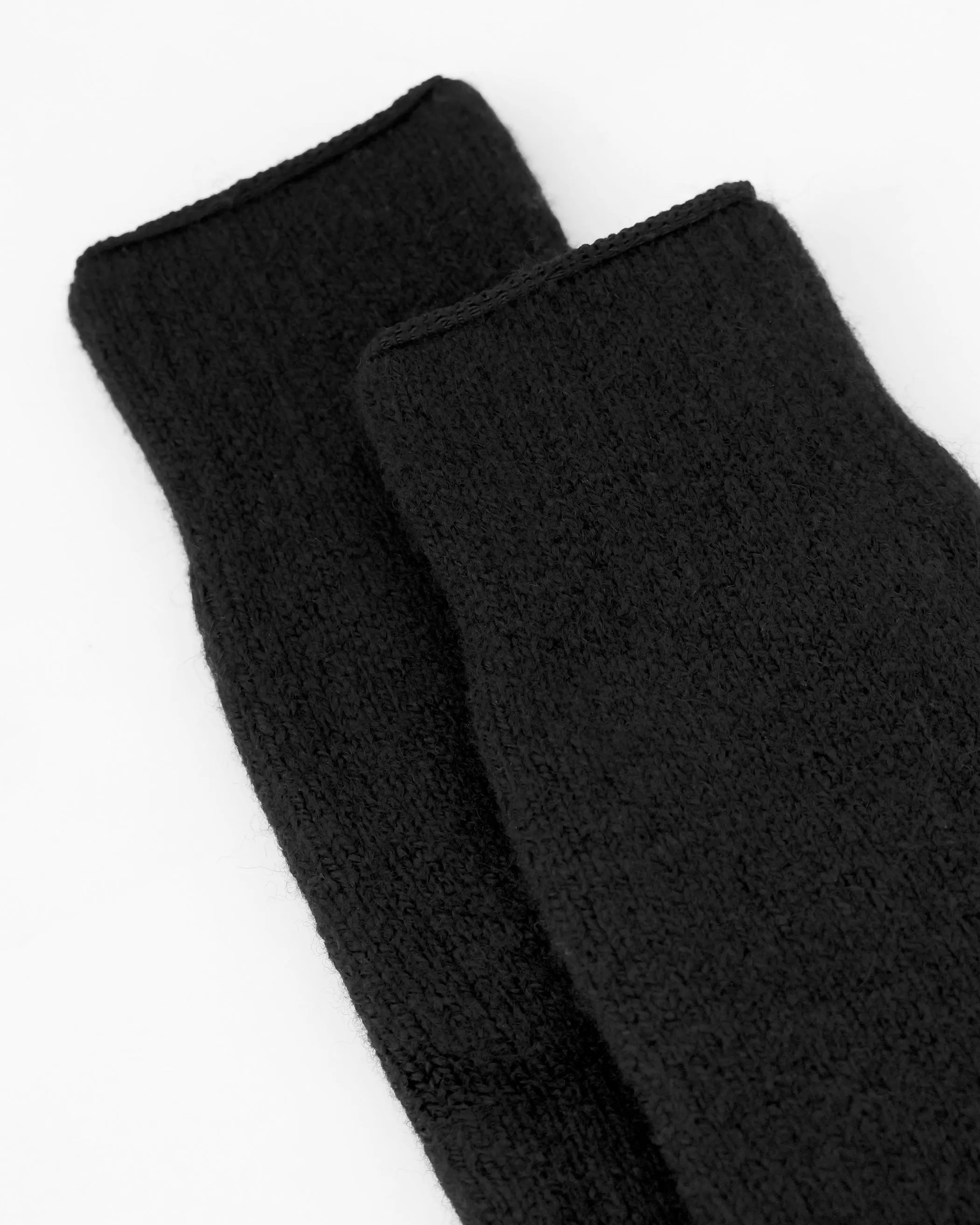 Long Slipper Sock Black