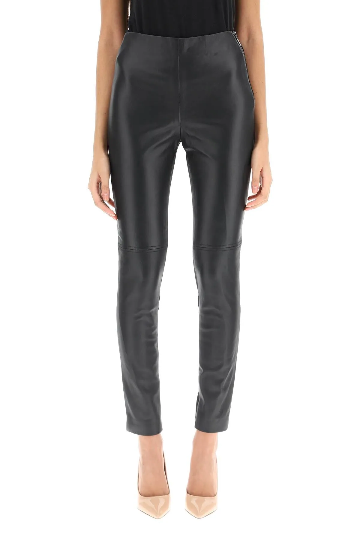 Marciano By Guess Leather And Jersey Leggings