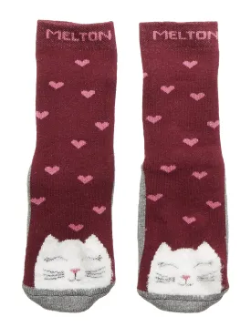 Melton Kitten Abs Sock