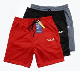 Men Shorts (Red Black Grey) (Pack of 3)