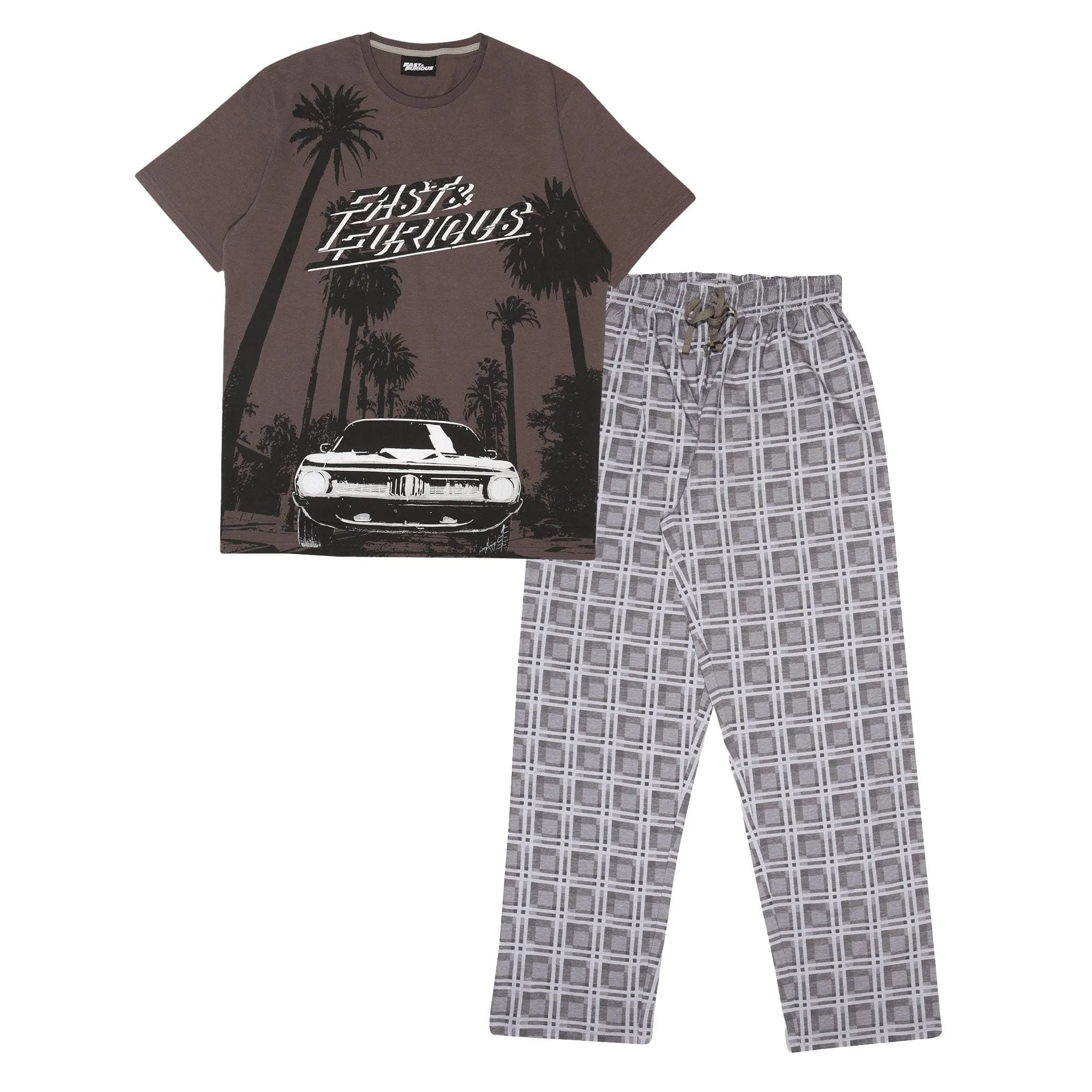 Mens Fast And Furious Pyjamas Set