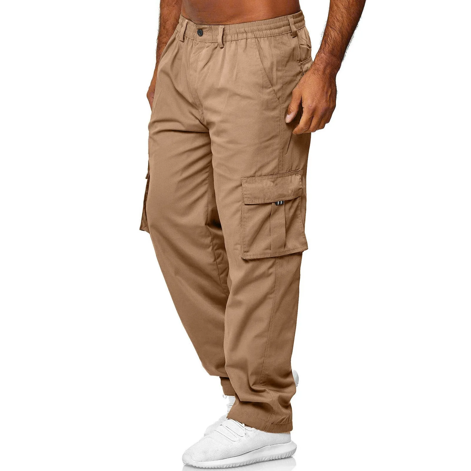 MULTI-POCKET ZIPPER CARGO PANTS