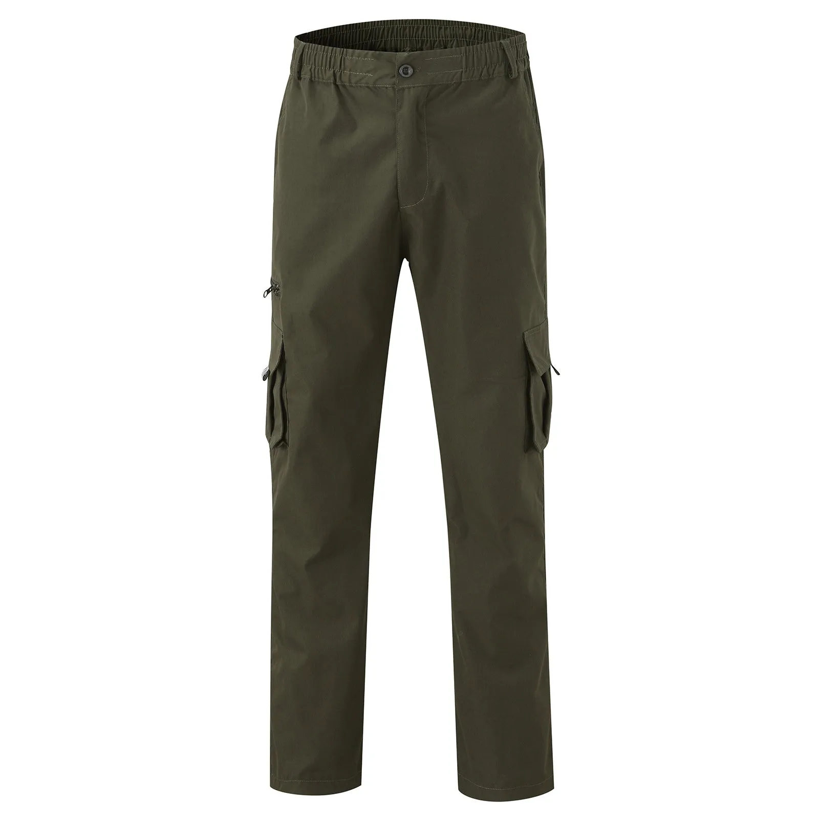 MULTI-POCKET ZIPPER CARGO PANTS