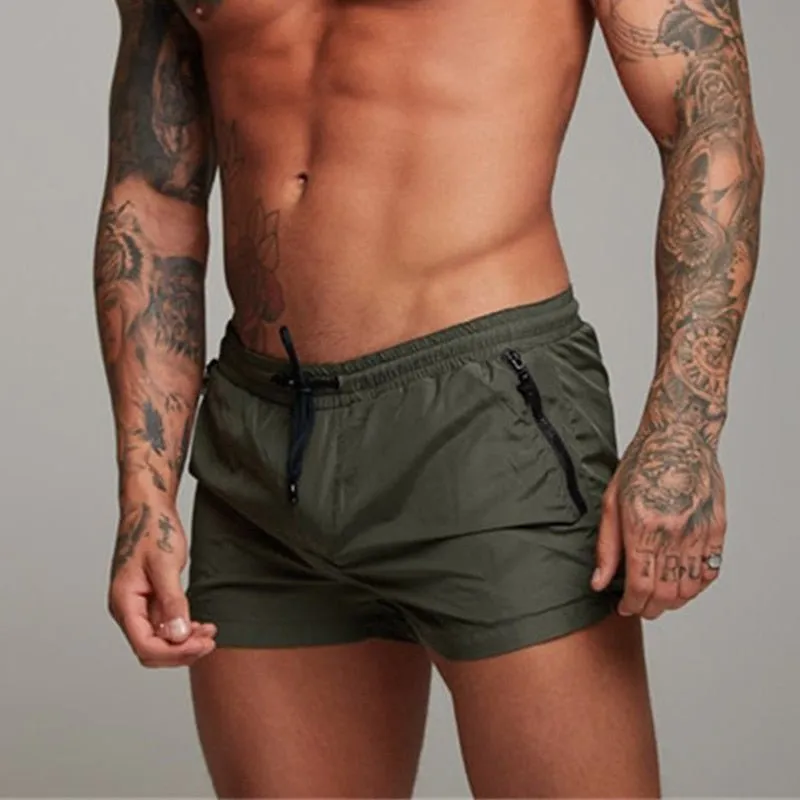 Nylon Pocketed Running Shorts