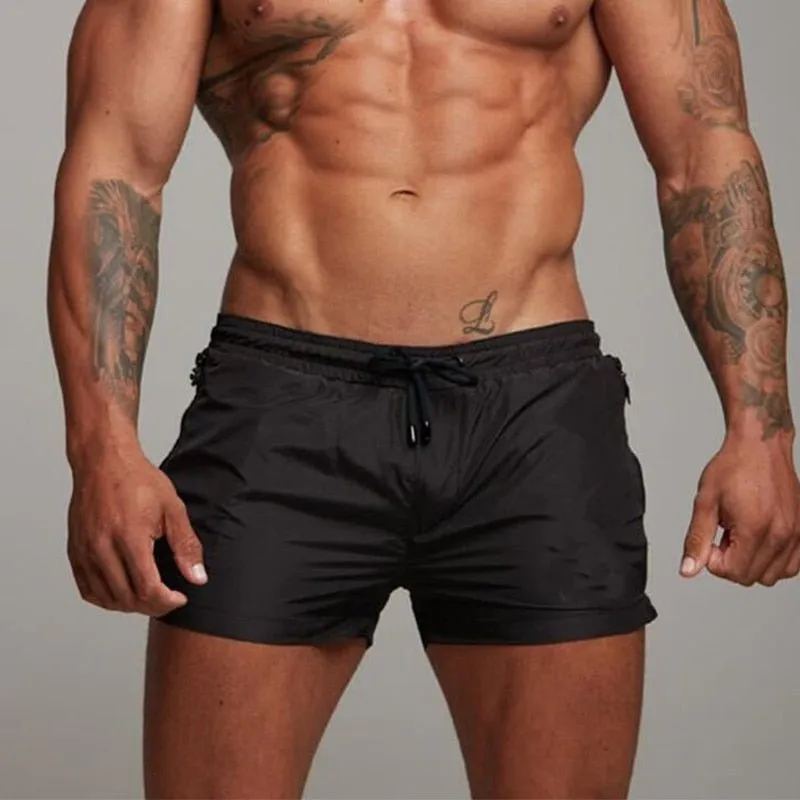 Nylon Pocketed Running Shorts