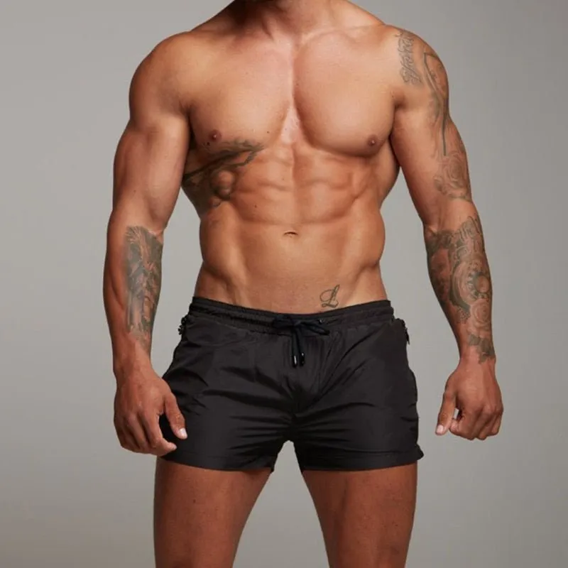 Nylon Pocketed Running Shorts