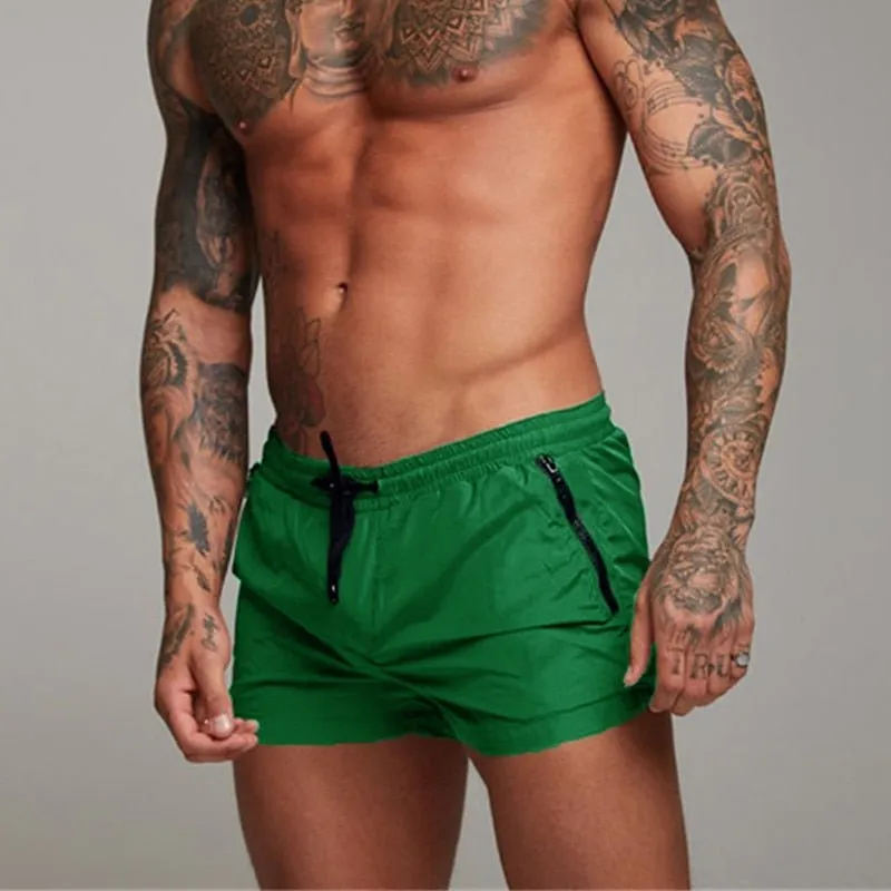 Nylon Pocketed Running Shorts