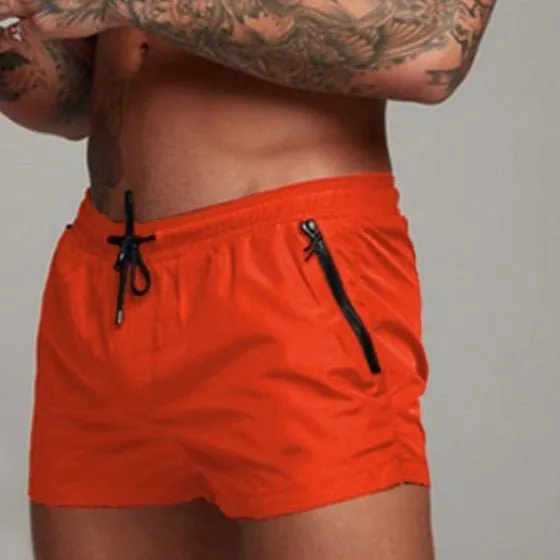 Nylon Pocketed Running Shorts