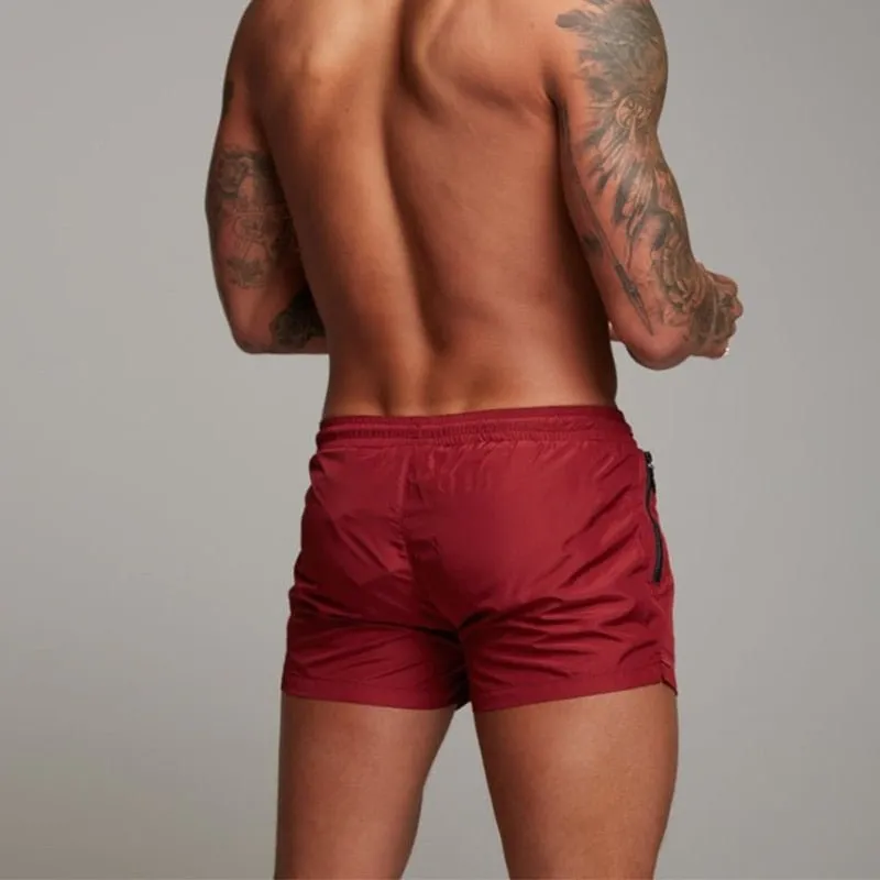 Nylon Pocketed Running Shorts