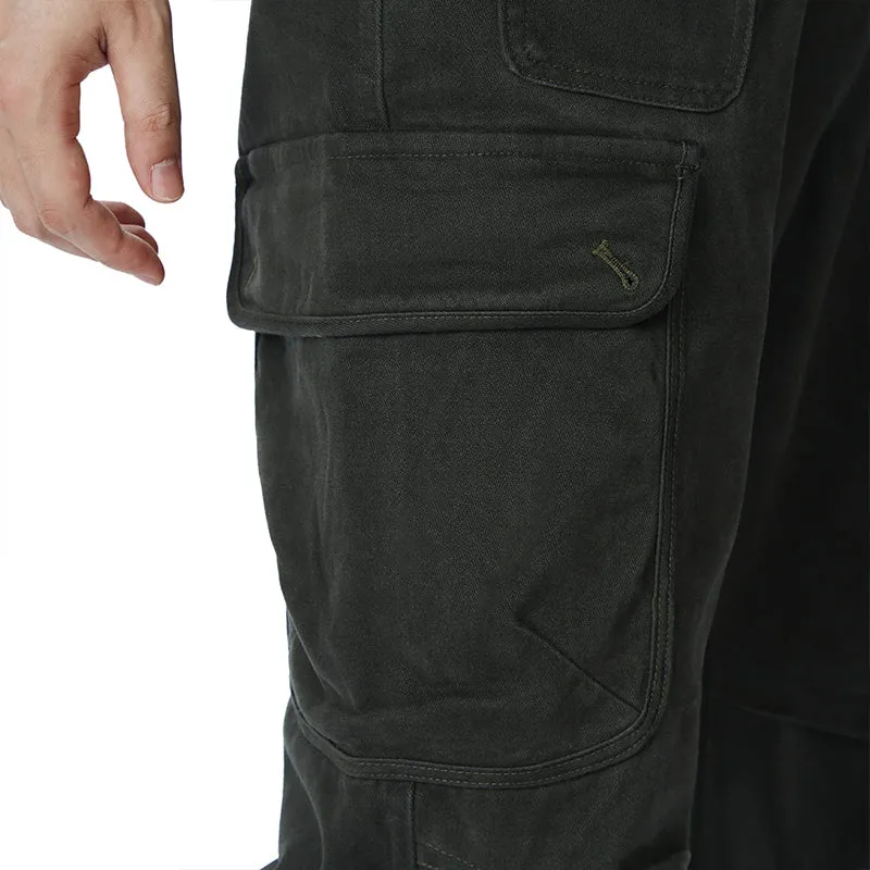 POCKETS FLEECE CARGO PANTS