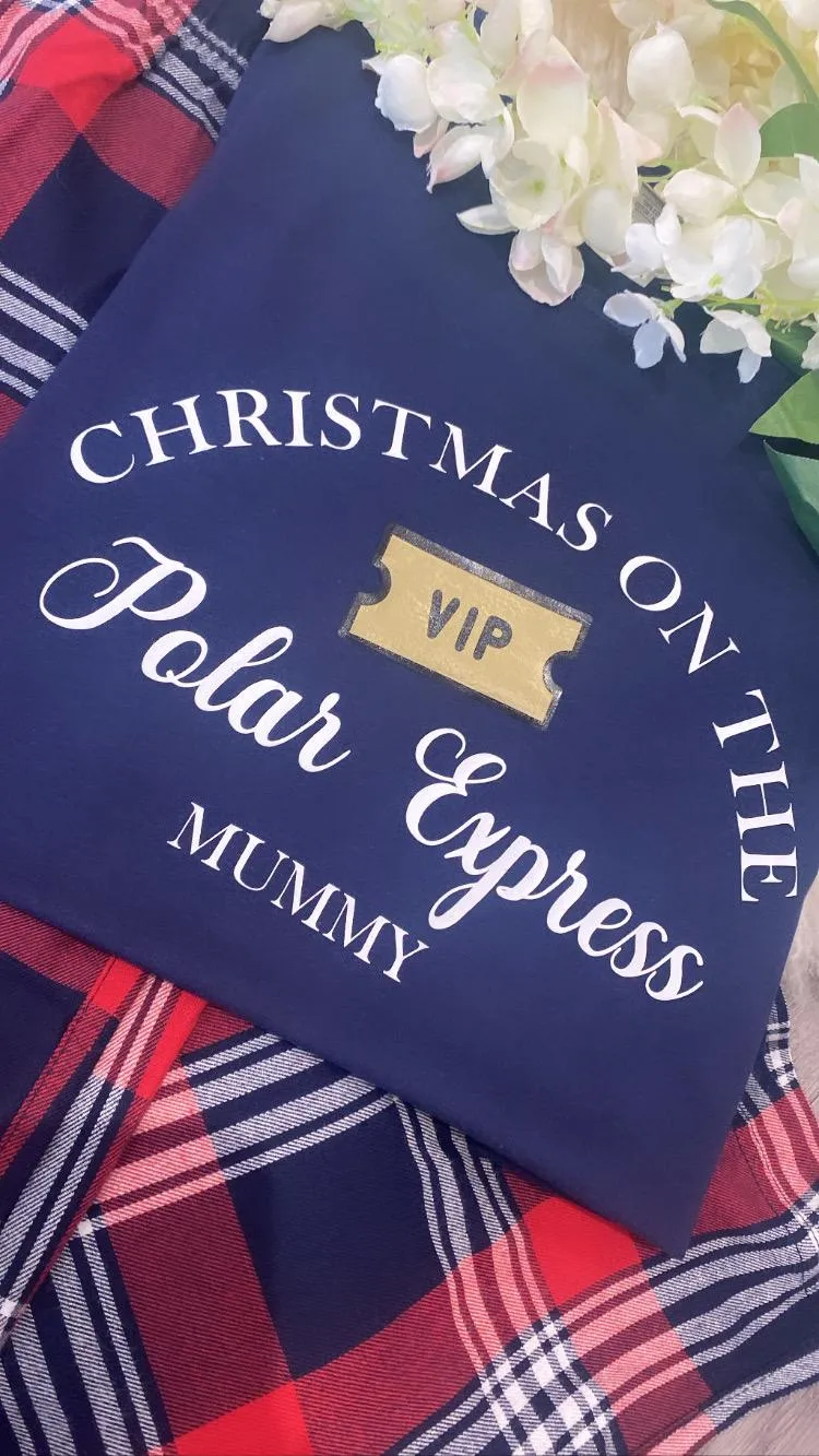 Polar express Christmas Pyjamas