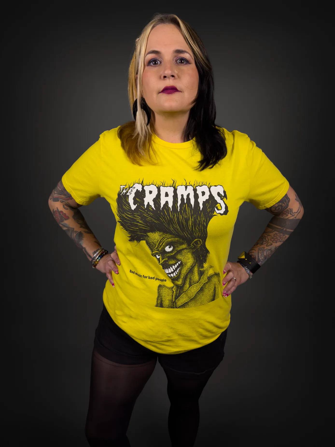 The Cramps "Bad Music for Bad People" OFFICIAL Licensed T-Shirt